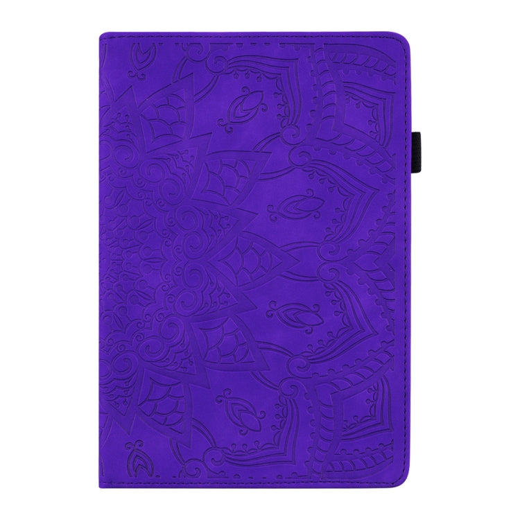 For iPad Air 11 2024 / Air 2022 / 2020 10.9 Calf Texture Embossed Horizontal Flip Leather Case with Holder & Card Slots & Photo Frame(Purple) - iPad Air (2022) / (2020) 10.9 Cases by buy2fix | Online Shopping UK | buy2fix