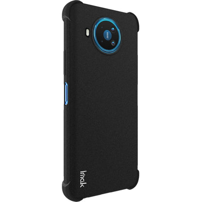 For Nokia 8.3 5G IMAK All-inclusive Shockproof Airbag TPU Case with Screen Protector(Matte Black) - Nokia Cases by imak | Online Shopping UK | buy2fix