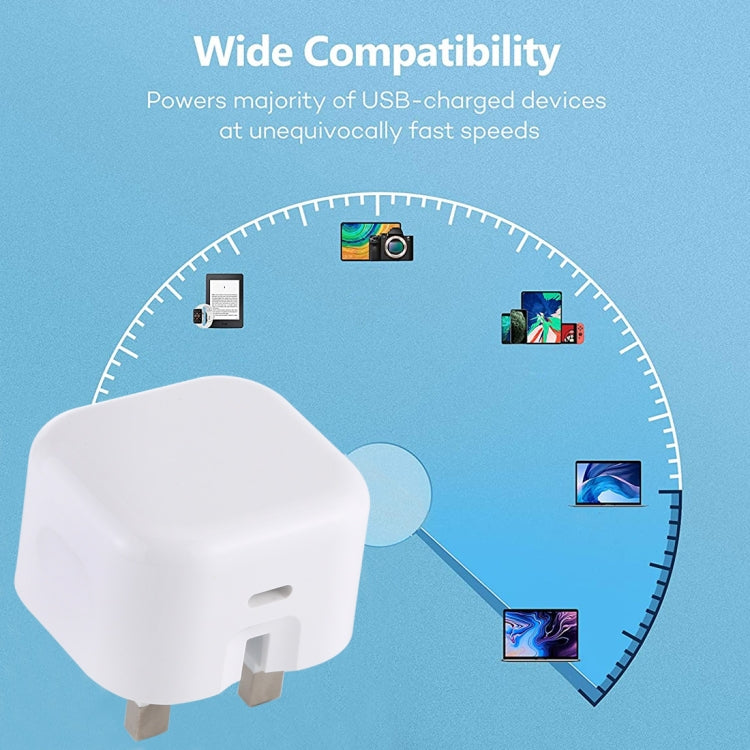 Fast Charging Travel PD Charger Quick Charge Adapter, UK Plug - USB Charger by WK | Online Shopping UK | buy2fix