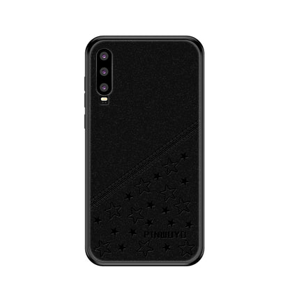 PINWUYO Full Coverage Waterproof Shockproof PC+TPU+PU Case for Huawei P30 (Black) - Huawei Cases by PINWUYO | Online Shopping UK | buy2fix