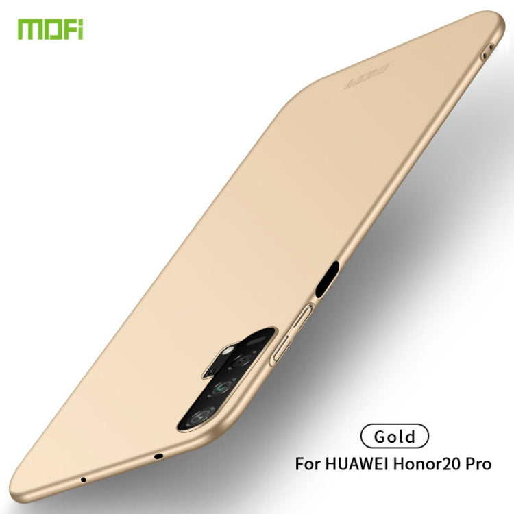 MOFI Frosted PC Ultra-thin Hard Case for Huawei Honor 20 Pro(Gold) - Honor Cases by MOFI | Online Shopping UK | buy2fix