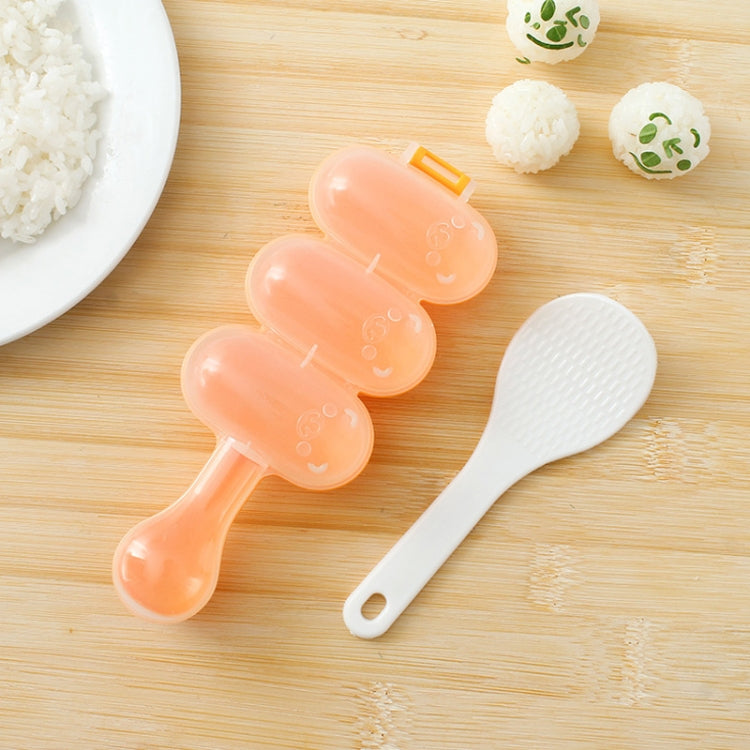 Cute Style Food-grade Sushi Rice Ball Shaker Mold with Spoon for Kids, Random Color Delivery - Food Molds by buy2fix | Online Shopping UK | buy2fix