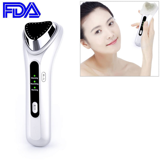 BLK-D020 Ion Import and Export Instrument Facial Beauty Massage Instrument Heating Vibration Ffacial Skin Care Instrument - Beauty Instrument by buy2fix | Online Shopping UK | buy2fix