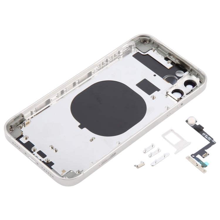 Back Cover with Appearance Imitation of iP15 Pro for iPhone 11(White) - Back Cover by buy2fix | Online Shopping UK | buy2fix