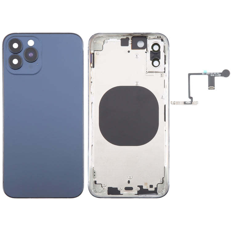 Back Cover with Appearance Imitation of iP15 Pro for iPhone XS(Blue) - Back Cover by buy2fix | Online Shopping UK | buy2fix