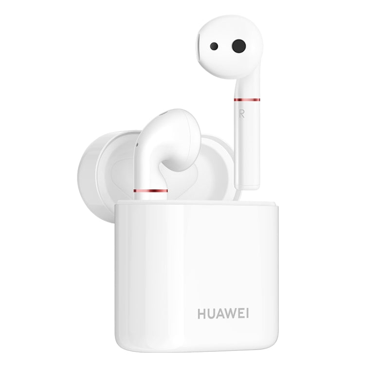 Huawei FreeBuds 2 Bluetooth Wireless Earphone Supports Voice Interaction & Wireless Charging, with Charging Box(White) - Bluetooth Earphone by Huawei | Online Shopping UK | buy2fix