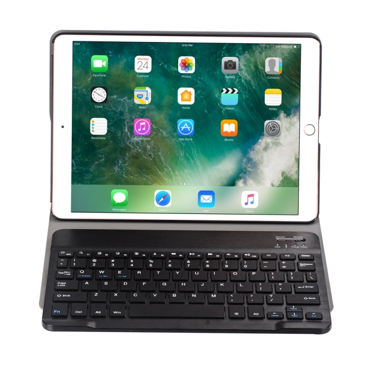 A102 For iPad 10.2 inch Ultra-thin Detachable Bluetooth Keyboard Leather Tablet Case with Stand Function(Black) - Universal by buy2fix | Online Shopping UK | buy2fix