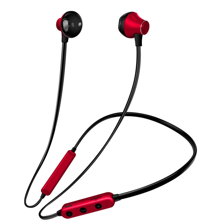 MG-G18 Bluetooth 4.2 Sport Wireless Bluetooth Earphone, Support Card (Black Red) - Bluetooth Earphone by buy2fix | Online Shopping UK | buy2fix