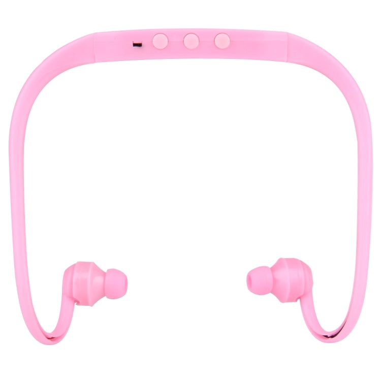 506 Life Waterproof Sweatproof Stereo Wireless Sports Earbud Earphone In-ear Headphone Headset with Micro SD Card Slot, For Smart Phones & iPad & Laptop & Notebook & MP3 or Other Audio Devices, Maximum SD Card Storage: 8GB(Pink) - Sport Earphone by buy2fix | Online Shopping UK | buy2fix