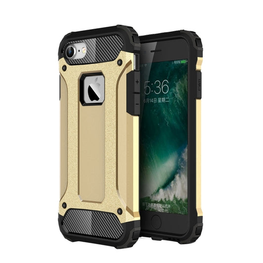 For iPhone 7 Armor TPU + PC Combination Phone Case(Gold) - More iPhone Cases by buy2fix | Online Shopping UK | buy2fix