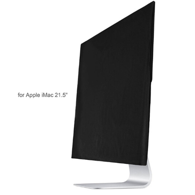 For 21 inch Apple iMac Portable Dustproof Cover Desktop Apple Computer LCD Monitor Cover with Pocket, Size: 54.5x38.1cm(Black) - Others Accessories by buy2fix | Online Shopping UK | buy2fix