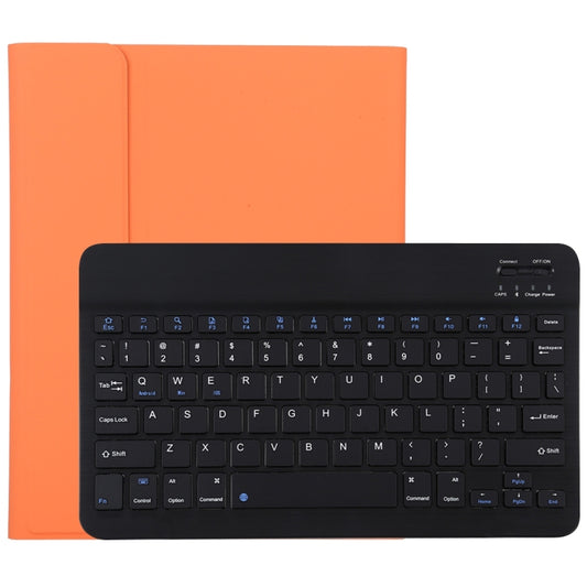 TG11B Detachable Bluetooth Black Keyboard + Microfiber Leather Tablet Case for iPad Pro 11 inch (2020), with Pen Slot & Holder (Orange) - For iPad Pro by buy2fix | Online Shopping UK | buy2fix