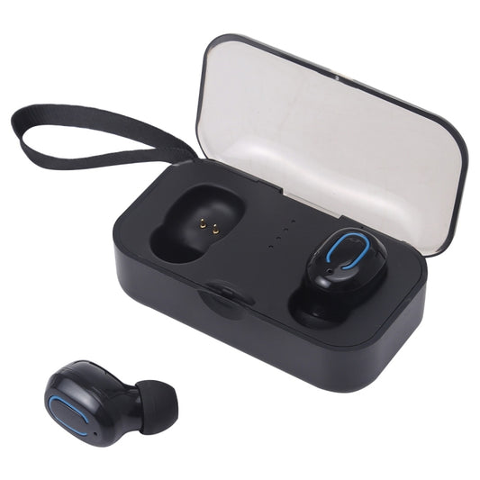 TI8S TWS Dazzling Wireless Stereo Bluetooth 5.0 Earphones with Charging Case(Black) - TWS Earphone by buy2fix | Online Shopping UK | buy2fix