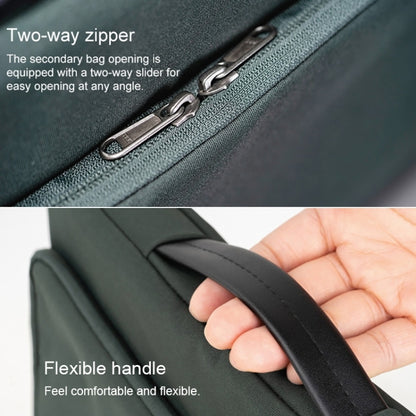 POFOKO E550 15.6 inch Portable Waterproof Polyester Laptop Handbag(Black) - Other by POFOKO | Online Shopping UK | buy2fix