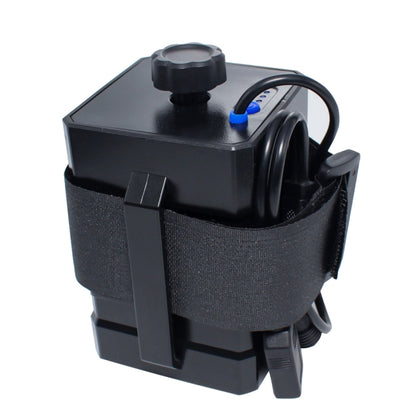 3 Sections 18650/26650 IPX7 Waterproof Battery Box with 12v Round Head & 5v USB Connector Output Voltage Does Not Include Battery(Black) - Power Bank Box by buy2fix | Online Shopping UK | buy2fix