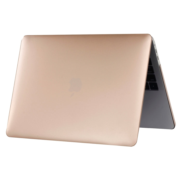 For 2016 New Macbook Pro 13.3 inch A1706 & A1708 Laptop PC + Metal Oil Surface Protective Case (Gold) - MacBook Pro Cases by buy2fix | Online Shopping UK | buy2fix