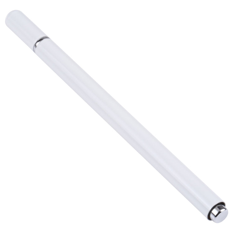 366 Universal Silicone Disc Nib Capacitive Stylus Pen with Magnetic Cap(White) - Stylus Pen by buy2fix | Online Shopping UK | buy2fix