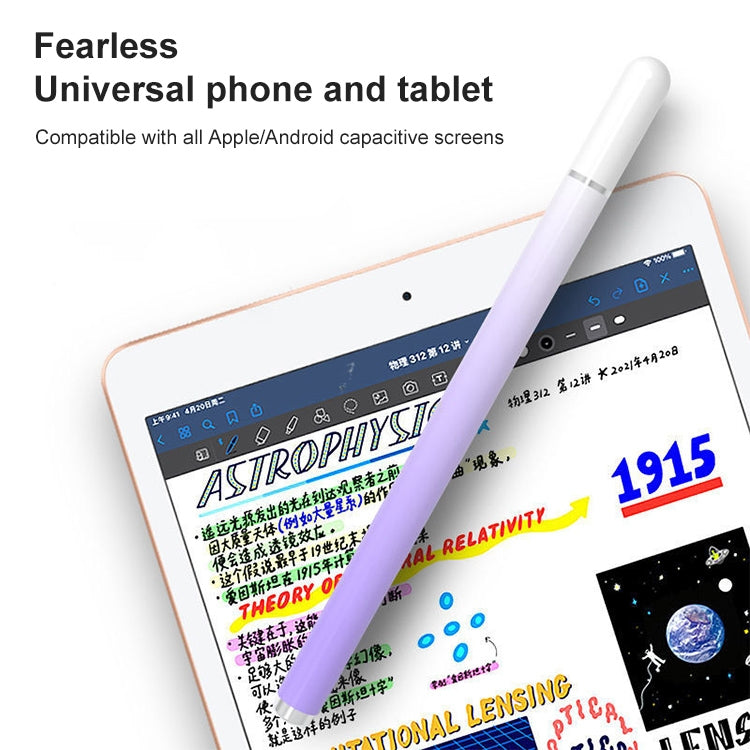 Universal Nano Disc Nib Capacitive Stylus Pen with Magnetic Cap & Spare Nib (Pink) - Stylus Pen by buy2fix | Online Shopping UK | buy2fix