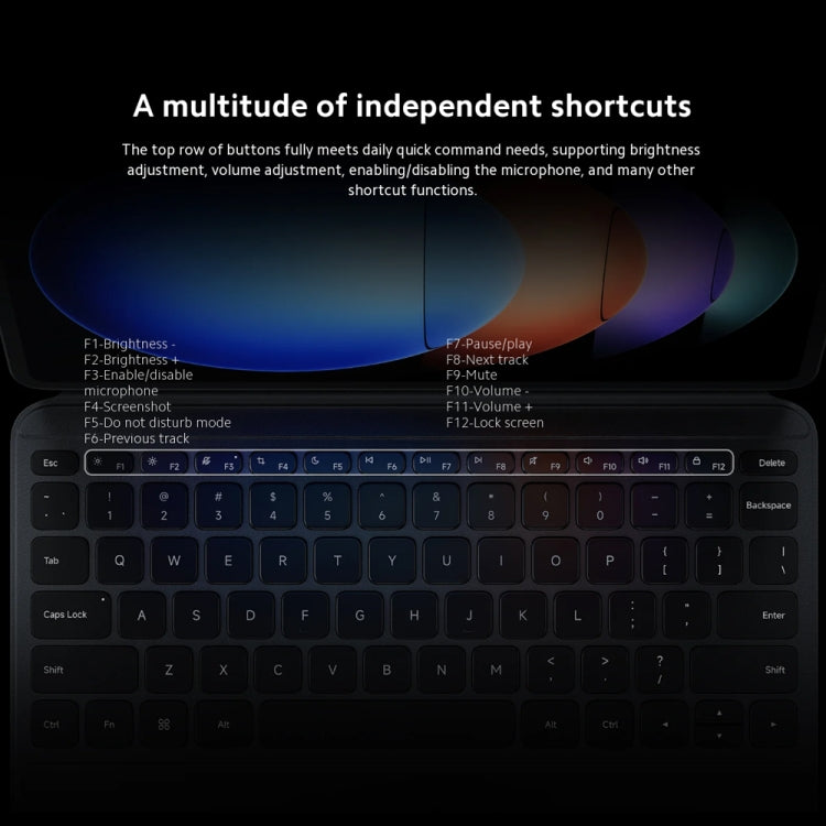 Original For Xiaomi Pad 6S Pro Intelligent Touch Pad Keyboard (Black) - Others Keyboard by Xiaomi | Online Shopping UK | buy2fix