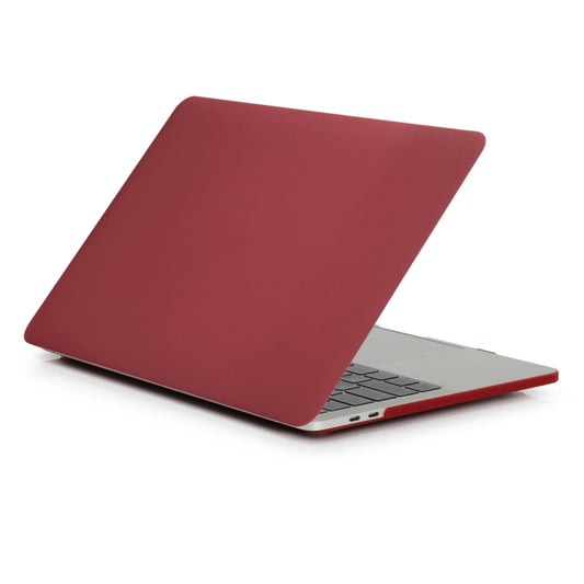 Laptop Frosted Style PC Protective Case for MacBook Pro 13.3 inch A1989 (2018) / A2159 / A2251 / A2289 / A2338(Wine Red) - MacBook Pro Cases by buy2fix | Online Shopping UK | buy2fix