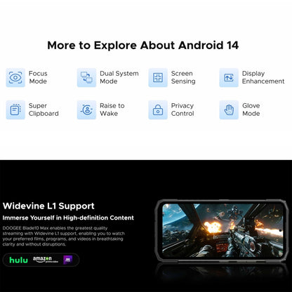 DOOGEE Blade 10 Max, 8GB+256GB, 6.56 inch + 1.54 inch Android 14 Spreadtrum T606 Octa Core, Network: 4G, OTG, NFC (Silver) - DOOGEE by DOOGEE | Online Shopping UK | buy2fix