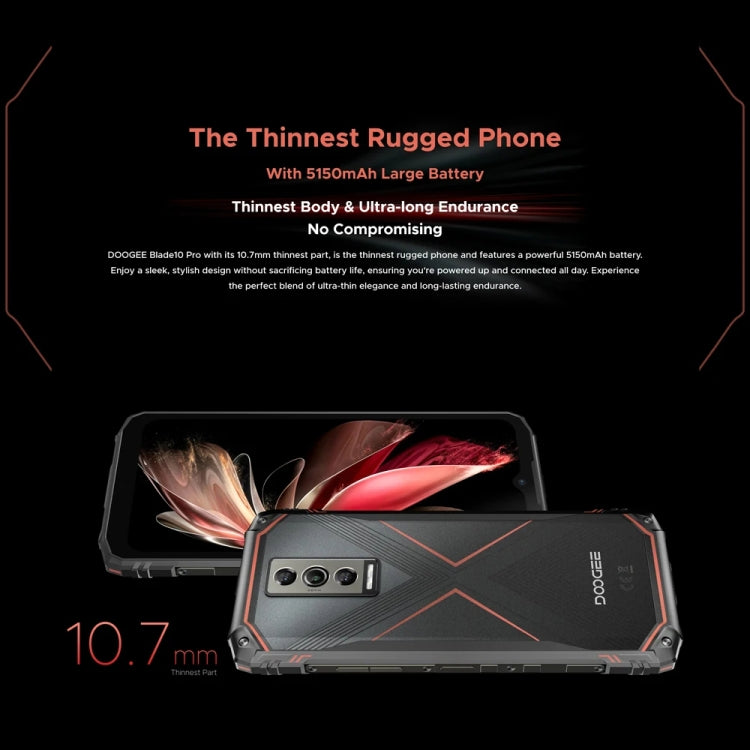 [HK Warehouse] DOOGEE Blade 10 Pro, 6GB+256GB, 6.56 inch Android 14 Spreadtrum T606 Octa Core, Network: 4G, OTG, NFC (Black Silver) - DOOGEE by DOOGEE | Online Shopping UK | buy2fix