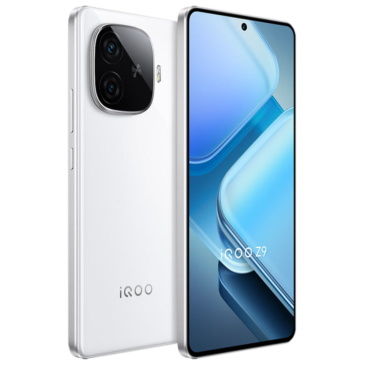 vivo iQOO Z9, Dual Back Cameras, 8GB+256GB, Face ID Screen Fingerprint Identification, 6.78 inch Android 14.0 OriginOS 4 Snapdragon 7 Gen 3 Octa Core 2.63GHz, OTG, NFC, Network: 5G, Support Google Play (White) - vivo by vivo | Online Shopping UK | buy2fix