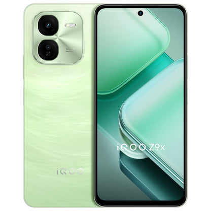 vivo iQOO Z9x, Dual Back Cameras, 8GB+256GB, Face ID Screen Fingerprint Identification, 6.72 inch Android 14.0 OriginOS 4 Snapdragon 6 Gen 1 Octa Core 2.2GHz, OTG, Network: 5G, Support Google Play (Light Green) - vivo by vivo | Online Shopping UK | buy2fix