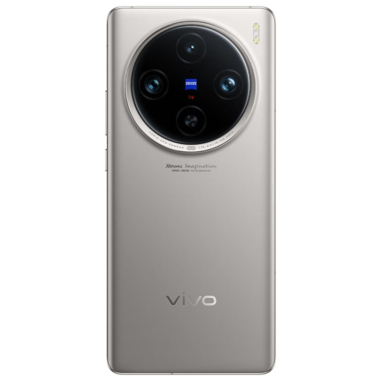 vivo X100s Pro, Triple Back Cameras, 16GB+512GB, Face ID / Fingerprint Identification, 6.78 inch Android 14 OriginOS 4 Dimensity 9300+ Octa Core, OTG, NFC, Network: 5G, Support Google Play (Titanium Color) - vivo by vivo | Online Shopping UK | buy2fix