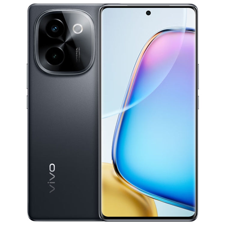 vivo Y200, Dual Back Cameras, 8GB+128GB, Face ID Screen Fingerprint Identification, 6.78 inch Android 14.0 OriginOS 4 Snapdragon 6 Gen 1 Octa Core 2.2GHz, OTG, Network: 5G, Support Google Play (Black) - vivo by vivo | Online Shopping UK | buy2fix