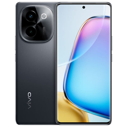 vivo Y200, Dual Back Cameras, 8GB+256GB, Face ID Screen Fingerprint Identification, 6.78 inch Android 14.0 OriginOS 4 Snapdragon 6 Gen 1 Octa Core 2.2GHz, OTG, Network: 5G, Support Google Play (Black) - vivo by vivo | Online Shopping UK | buy2fix