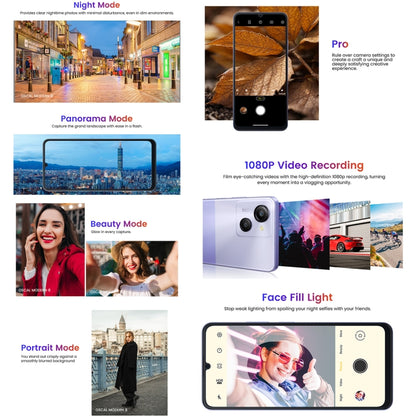 [HK Warehouse] Blackview Oscal MODERN 8, 8GB+256GB, Fingerprint Identification, 6.75 inch Android 13 Unisoc T616 Octa Core up to 2.2GHz, Network: 4G, OTG (Blue) - Blackview by Blackview | Online Shopping UK | buy2fix