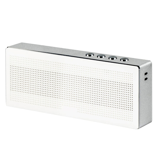 YM370 Multifunctional Bluetooth Speaker with Mic, Support Hands-free Calls & TF Card(Silver) - Desktop Speaker by buy2fix | Online Shopping UK | buy2fix