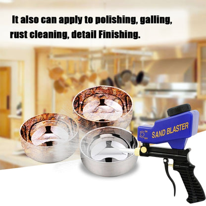 Portable Blue Gravitational Sandblasting Machine Mini Rust-proof Sandblaster Spray Mechine - Others by buy2fix | Online Shopping UK | buy2fix