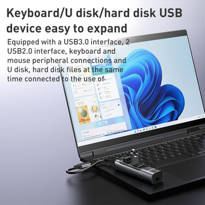 Yesido HB24 5 in 1 USB-C / Type-C Multifunction Docking Station HUB Adapter - USB HUB by Yesido | Online Shopping UK | buy2fix