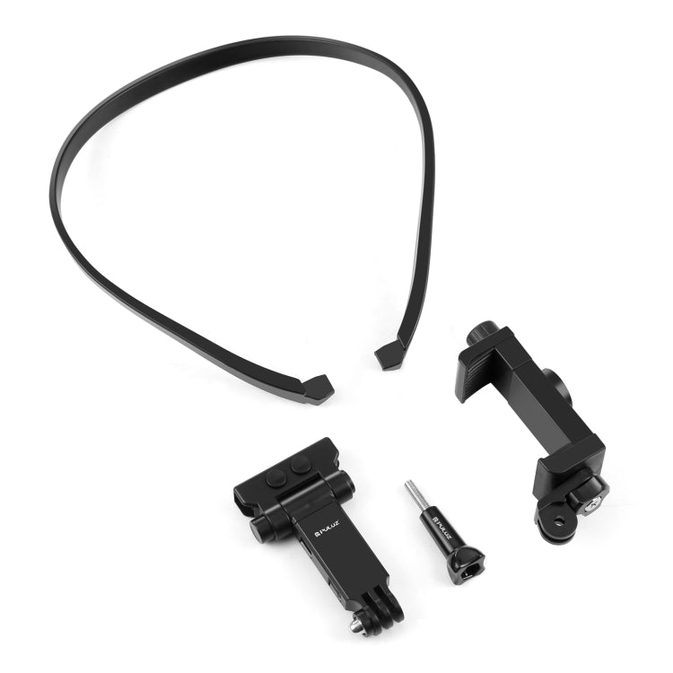 PULUZ Lazy Adjustable Neck Bracket for GoPro Action Camera Smartphones (Black) - Holder by PULUZ | Online Shopping UK | buy2fix