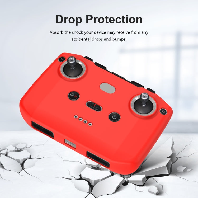 PULUZ Shockproof Anti-scratch Silicone Case For DJI Neo / Mini 3 / 3 Pro / Mavic 3 / Air 2S / Mini 2 RC-N2 / RC-N1 / RC-N3 Remote Control(Red) - Cases & Bags by PULUZ | Online Shopping UK | buy2fix