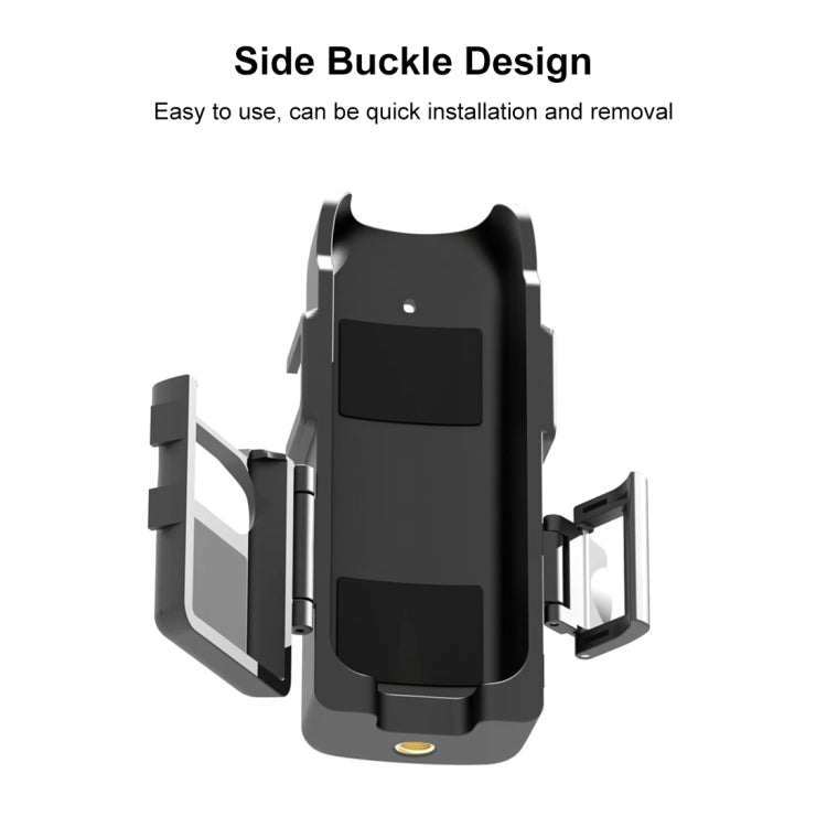 For DJI OSMO Pocket 3 PULUZ Protection Frame Expansion Adapter Bracket (Black) - Mount & Holder by PULUZ | Online Shopping UK | buy2fix