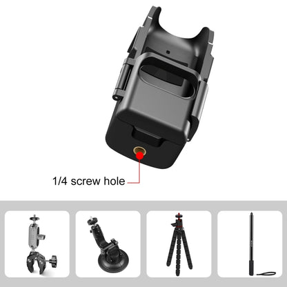 For DJI OSMO Pocket 3 PULUZ Protection Frame Expansion Adapter Bracket (Black) - Mount & Holder by PULUZ | Online Shopping UK | buy2fix