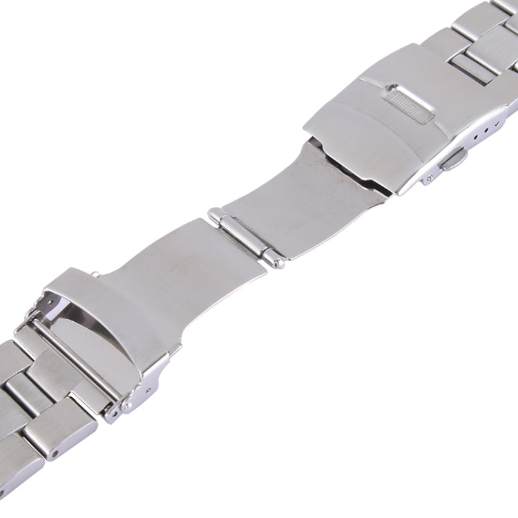 For Apple Watch 42mm Stainless Steel Classic Buckle Watch Band - Watch Bands by buy2fix | Online Shopping UK | buy2fix