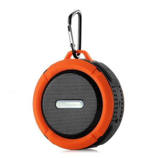 C6 Outdoor Waterproof Bluetooth Speaker with Suction, Support Hands-free Calling(Orange) - Waterproof Speaker by buy2fix | Online Shopping UK | buy2fix