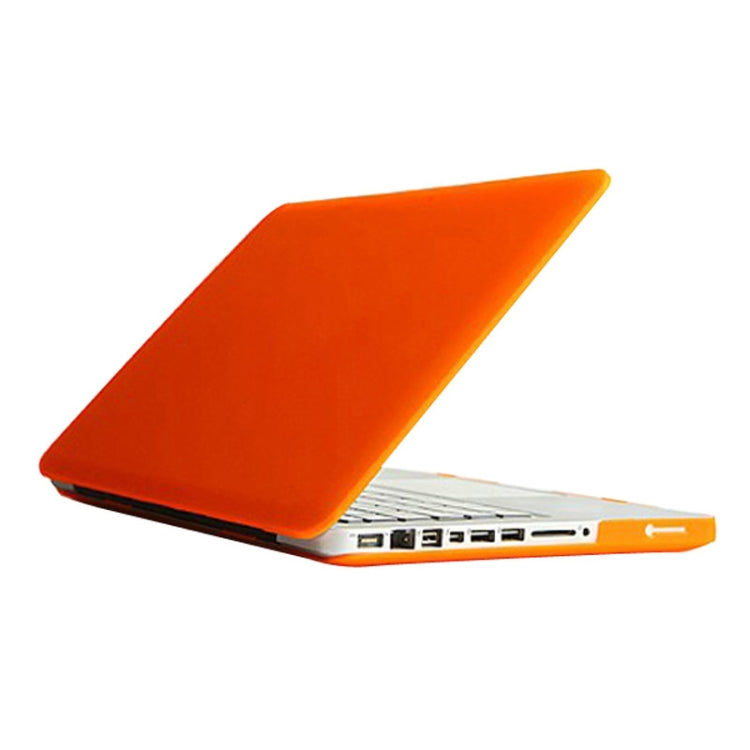 Frosted Hard Protective Case for Macbook Pro 15.4 inch  (A1286)(Orange) - MacBook Pro Cases by buy2fix | Online Shopping UK | buy2fix