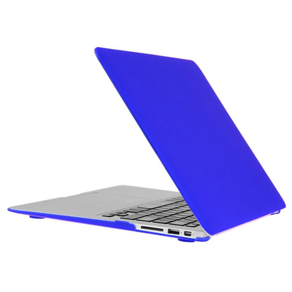 ENKAY for Macbook Air 11.6 inch (US Version) / A1370 / A1465 Hat-Prince 3 in 1 Frosted Hard Shell Plastic Protective Case with Keyboard Guard & Port Dust Plug(Dark Blue) - MacBook Air Cases by ENKAY | Online Shopping UK | buy2fix