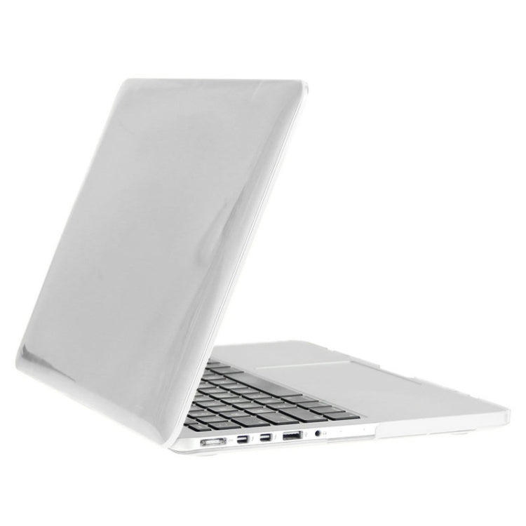 ENKAY for Macbook Pro Retina 15.4 inch (US Version) / A1398 Hat-Prince 3 in 1 Crystal Hard Shell Plastic Protective Case with Keyboard Guard & Port Dust Plug(White) - MacBook Pro Cases by ENKAY | Online Shopping UK | buy2fix