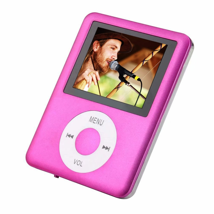 1.8 inch TFT Screen MP4 Player with TF Card Slot, Support Recorder, FM Radio, E-Book and Calendar(Magenta) - MP4 Player by buy2fix | Online Shopping UK | buy2fix