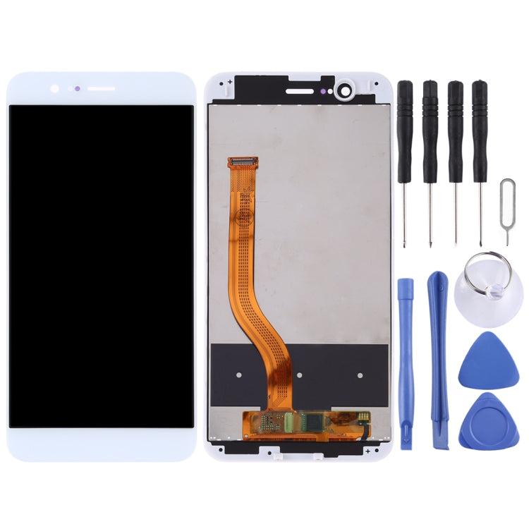 OEM LCD Screen for Huawei Honor V9 Digitizer Full Assembly with Frame (White) - LCD Screen by buy2fix | Online Shopping UK | buy2fix
