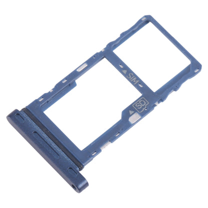 For Nokia T20 Original SIM Card Tray + Micro SD Card Tray (Blue) - Card Tray by buy2fix | Online Shopping UK | buy2fix