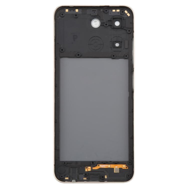 For ZTE Blade A55 Z2450 Battery Back Cover with Middle Frame / Camera Lens Cover(Orange) - For ZTE by buy2fix | Online Shopping UK | buy2fix