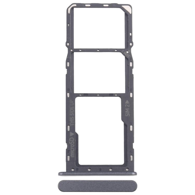 For Nokia C32 Original SIM Card Tray + SIM Card Tray + Micro SD Card Tray (Blue) - Card Tray by buy2fix | Online Shopping UK | buy2fix