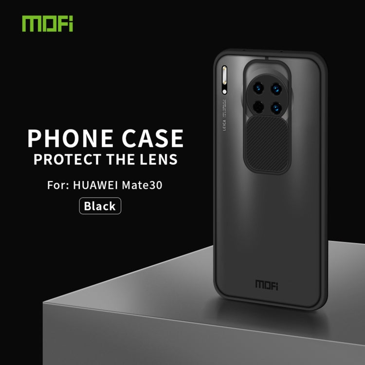 For Huawei Mate 30 MOFI Xing Dun Series PC + TPU Anti-peep Waterproof And Anti-drop All-inclusive Protective Shell, Translucent Frosted(Black) - Huawei Cases by MOFI | Online Shopping UK | buy2fix